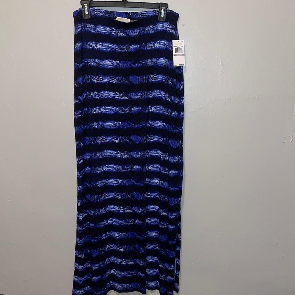 Michael Kors Long Skirt with double slits 1X